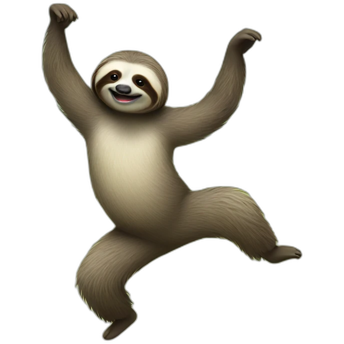 dancing sloth emoji