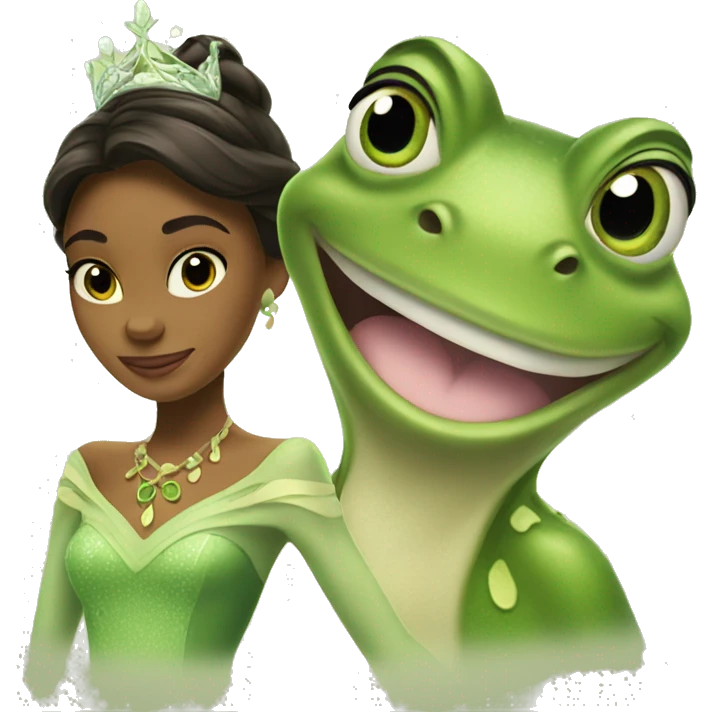 Princess and the frog emoji