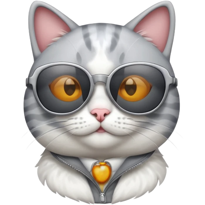 Cat wearing sunglasses emoji