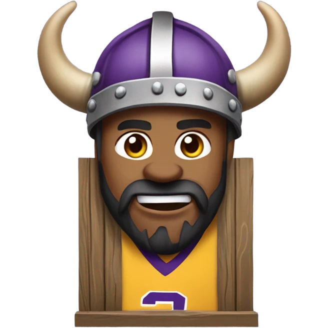 MN Viking in outhouse emoji