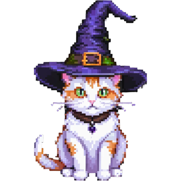 witch cat emoji
