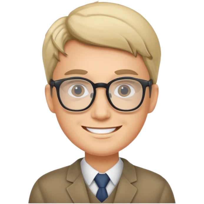 Glasses-Wearing Heroe emoji