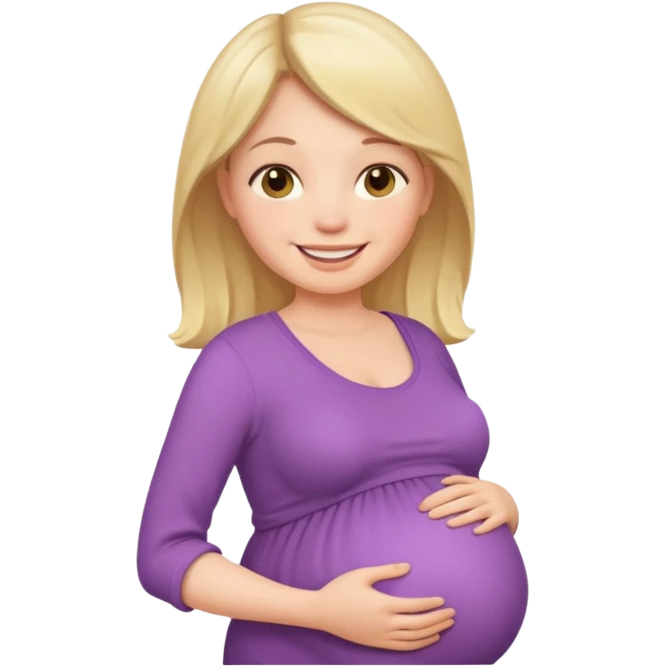 Pregnant girl emoji