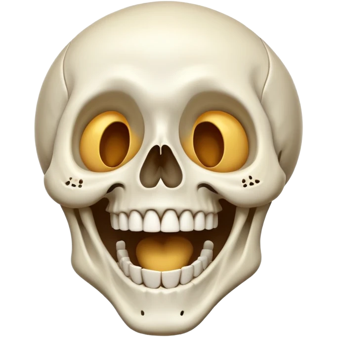 a laughing skeleton emoji