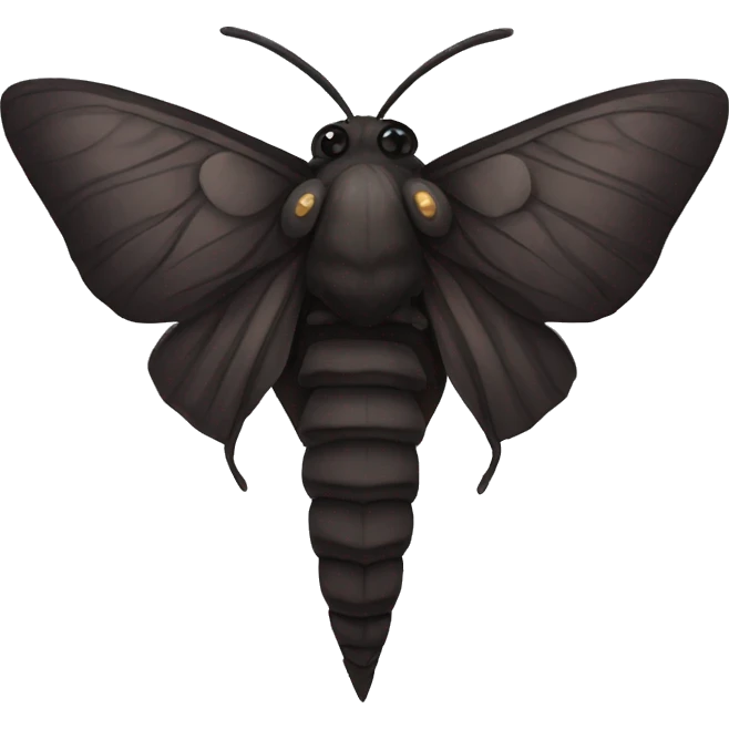 dark moth emoji