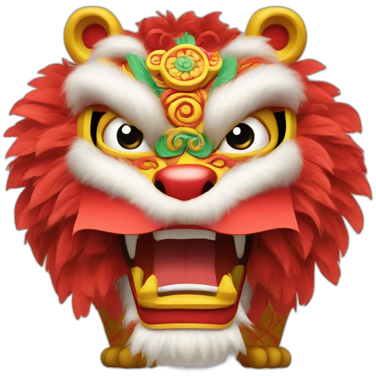 real lion dance emoji