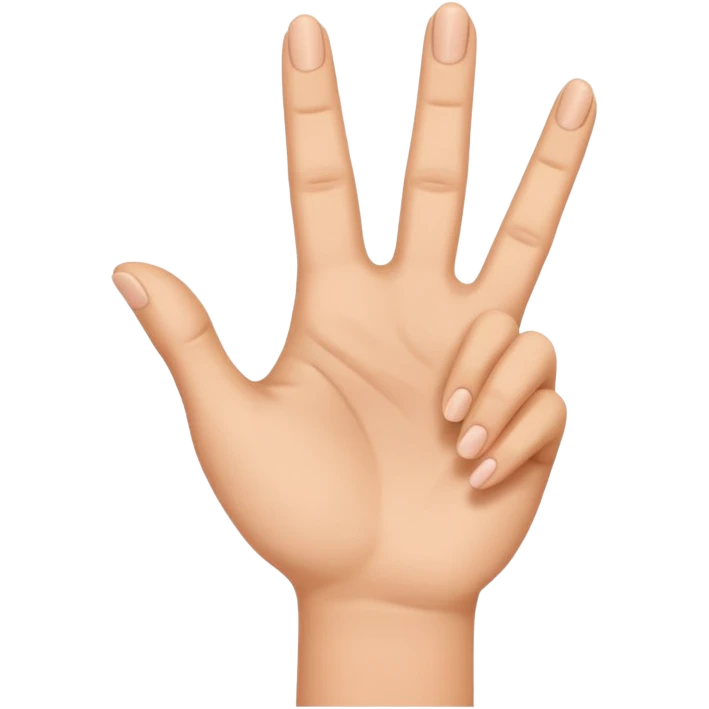 Nah çekmek el işareti  emoji