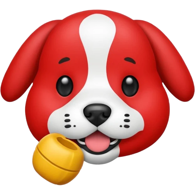 chewing toy for dog emoji