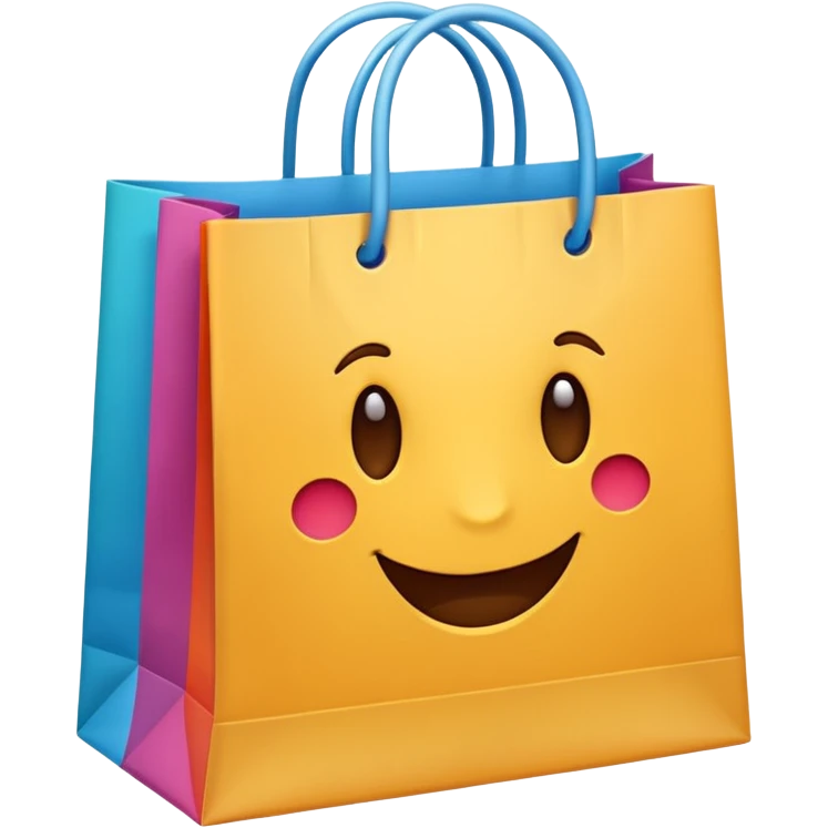 beautiful shopping bag emoji