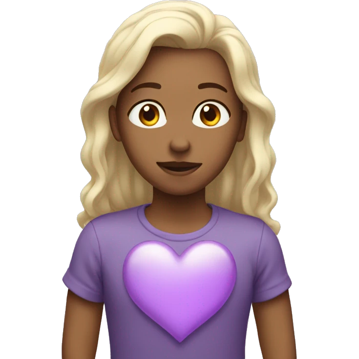 pastell purple heart emoji