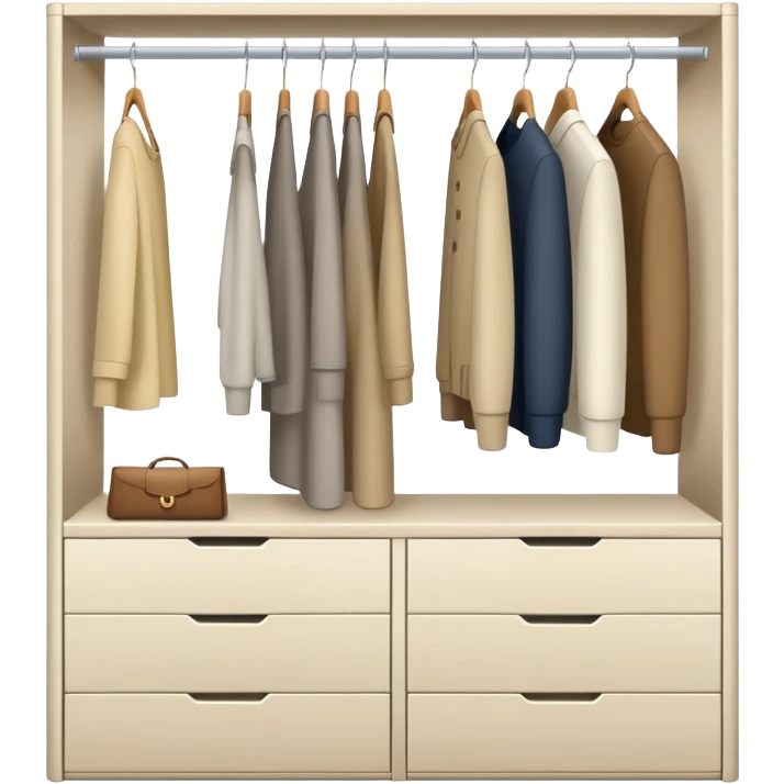 minimalist wardrobe emoji