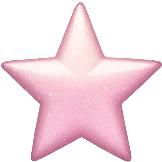 pale pink star sparkle emoji