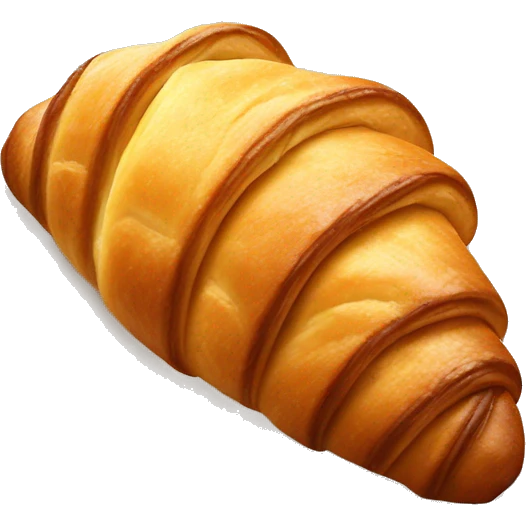 Buttery chocolate filled croissant  emoji