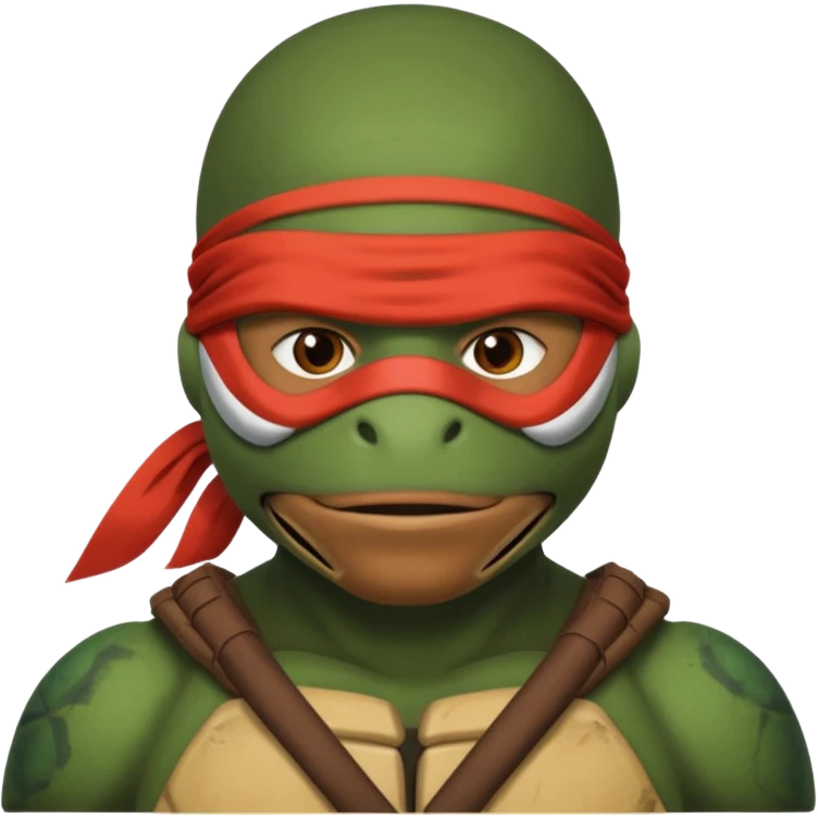 Mbappe with Ninja Turtles mask emoji