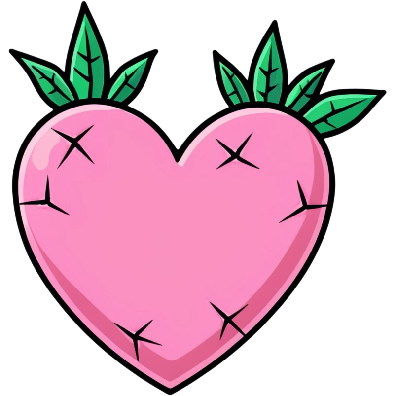 pink heart with thorns emoji