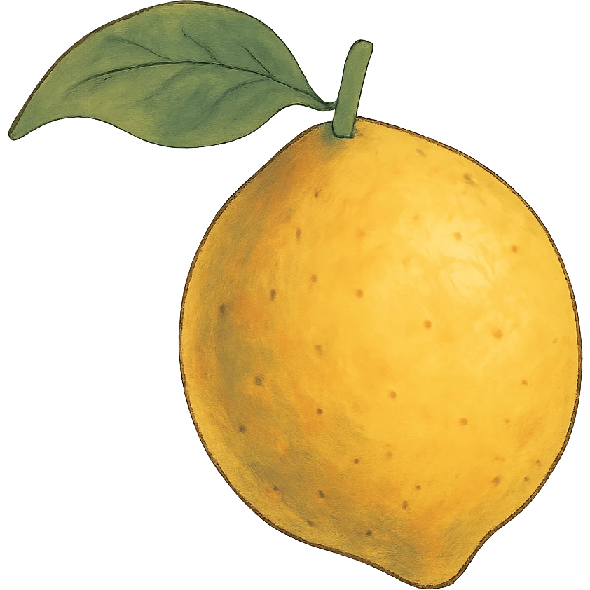 ghibli style lemon emoji