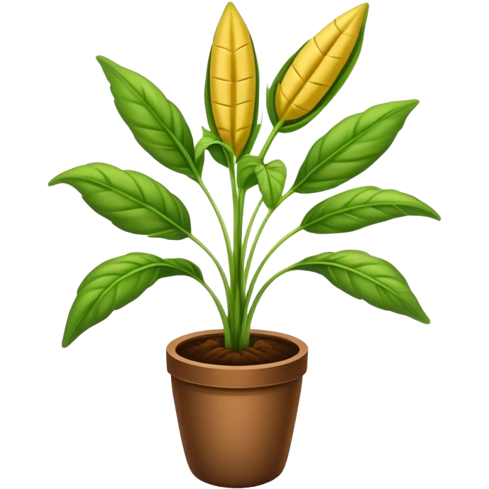 Plantain herb plant emoji