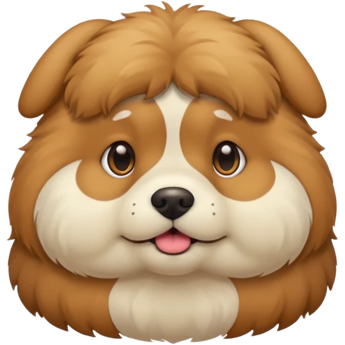 Fat. Dog emoji