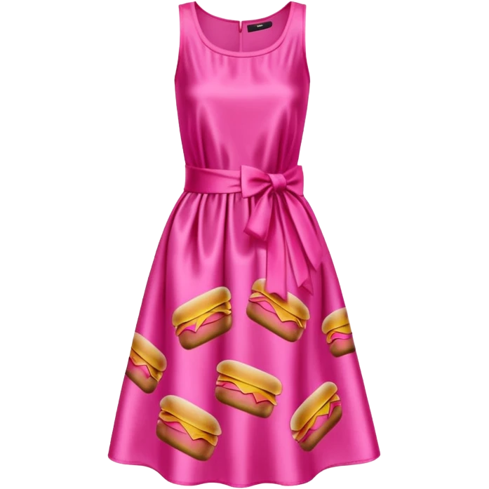 BETSEY JOHNSON STYLE SPAM print dress emoji