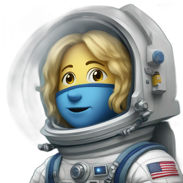 lisa stadler as astronaut emoji