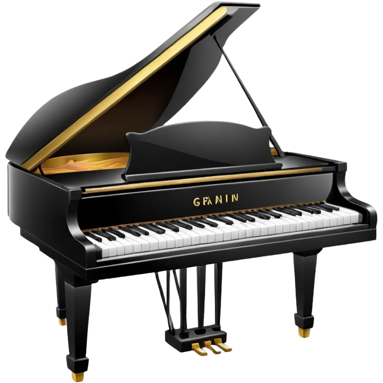 piano with white color  emoji