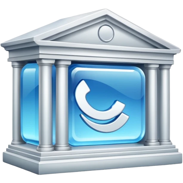 glitter white bank emoji