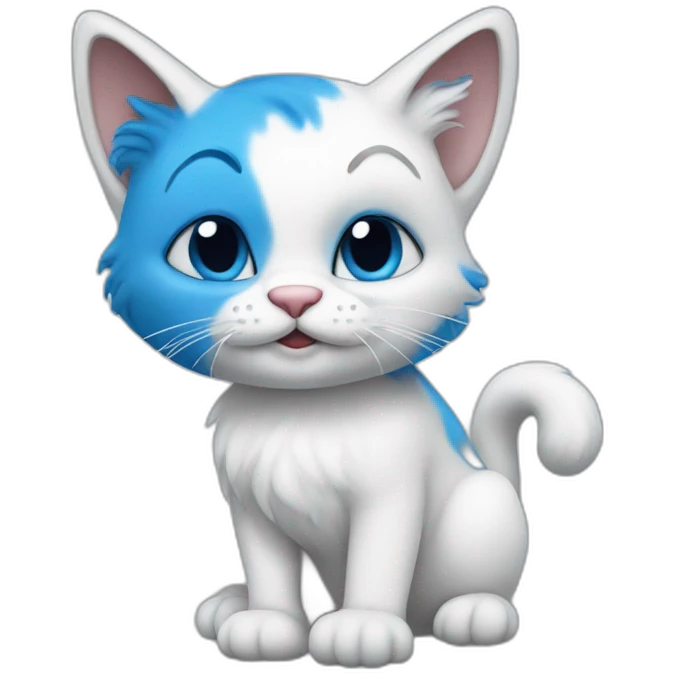 Smurf cat emoji