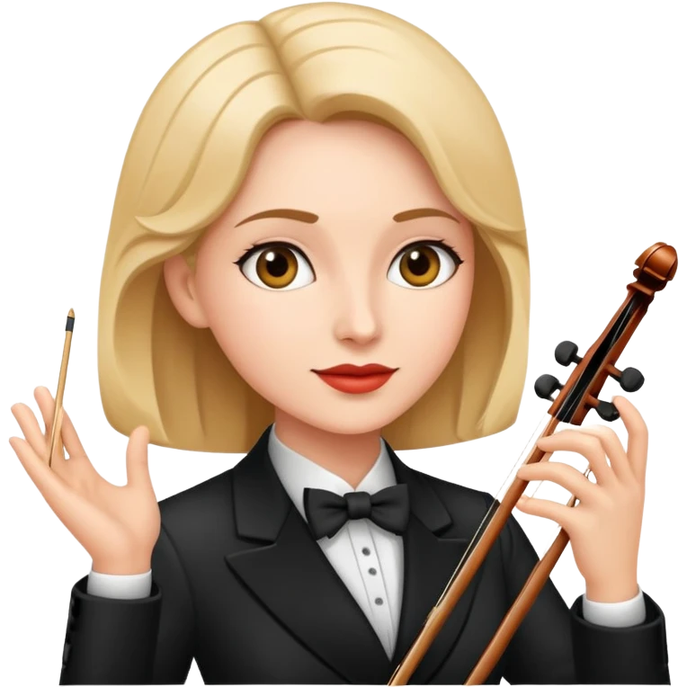 female orchestra conductor emoji