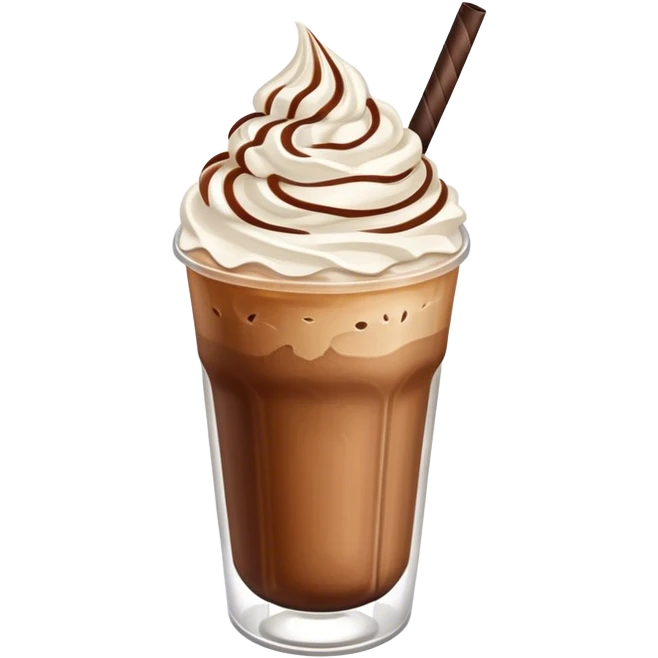 Coffee iced coffee frappe emoji
