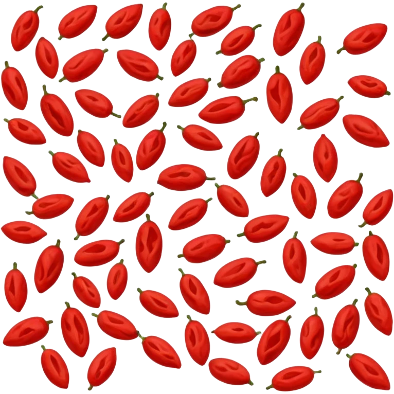 dried goji berrie emoji
