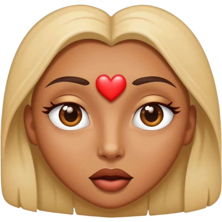 Hungry sexy heart eyes look  emoji