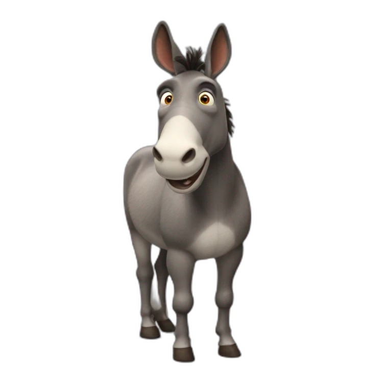 Donkey from Shrek emoji