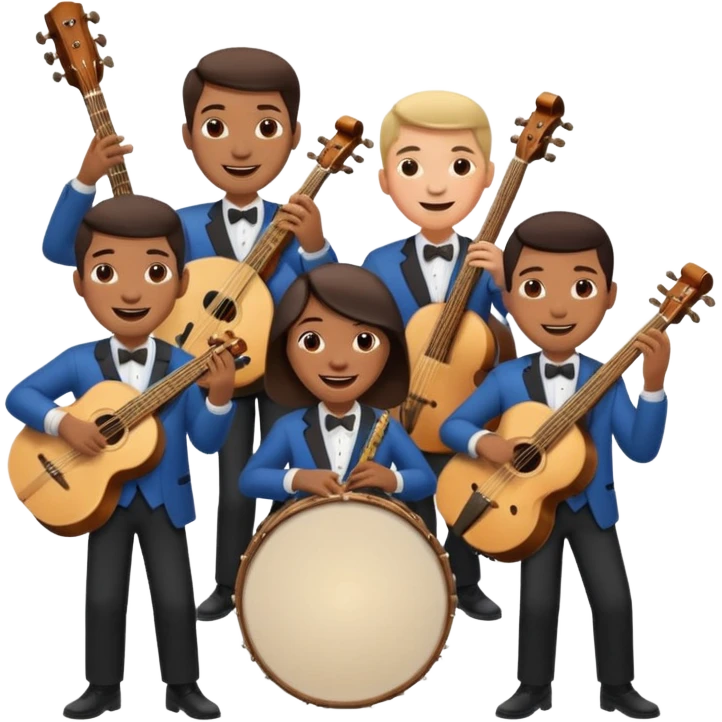 Rock band emoji