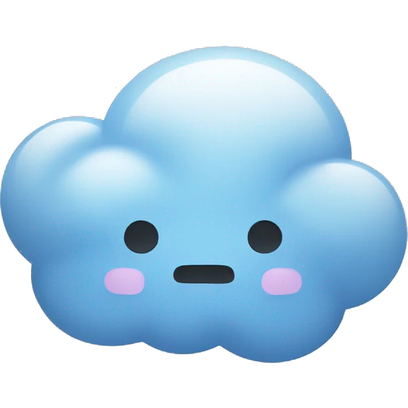 Think cloud emoji