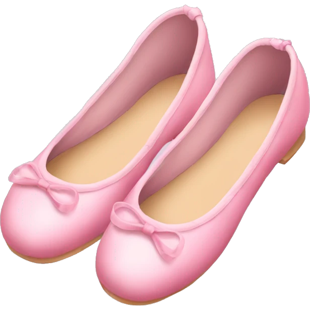 A pair of pink Ballerina shoes emoji