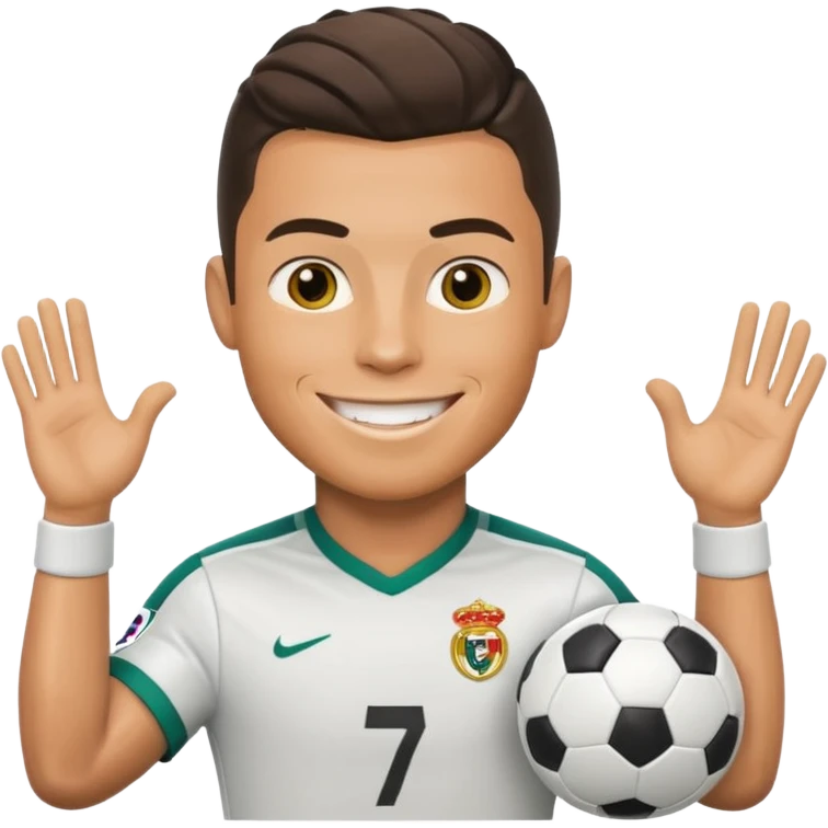Cristiano Ronaldo football emojis emoji