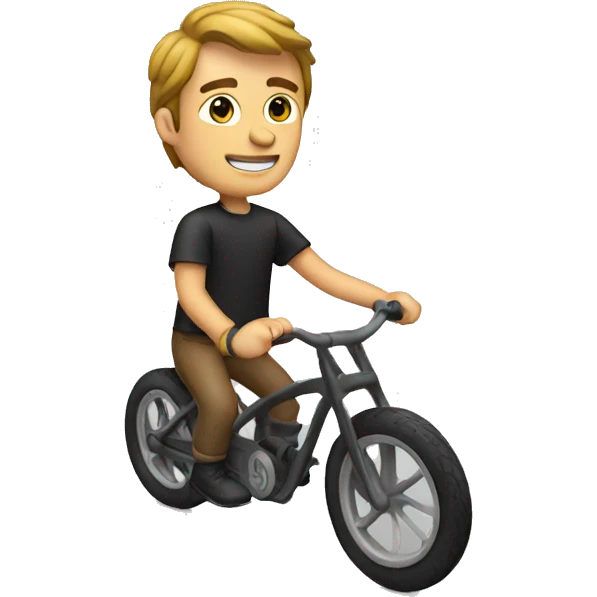 Paul on a bike  emoji