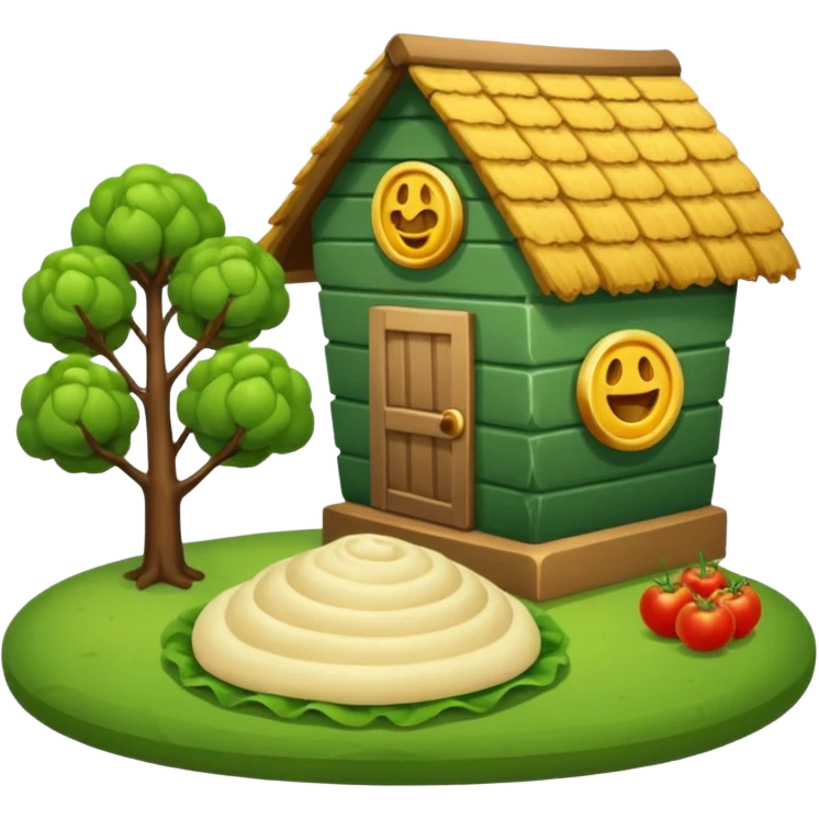 Equinos, fazenda, gado, ração  emoji