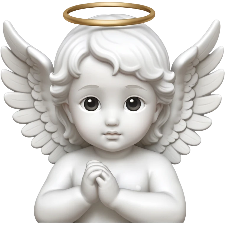baby angel statue  emoji