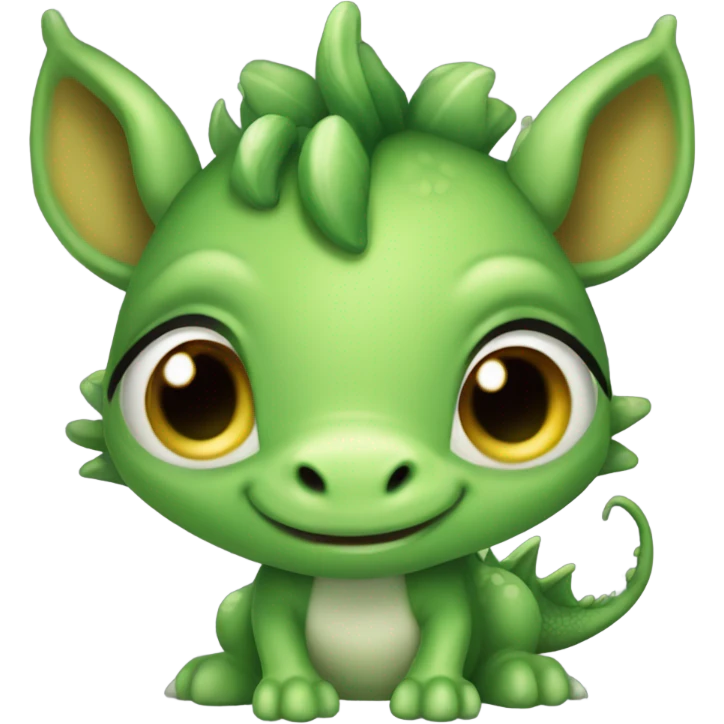 green donkey dragon baby  emoji
