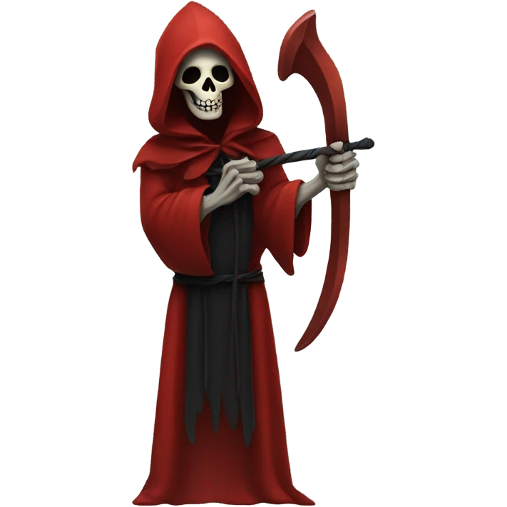 Red grim reaper  emoji