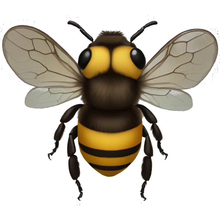 brown bumblebee emoji