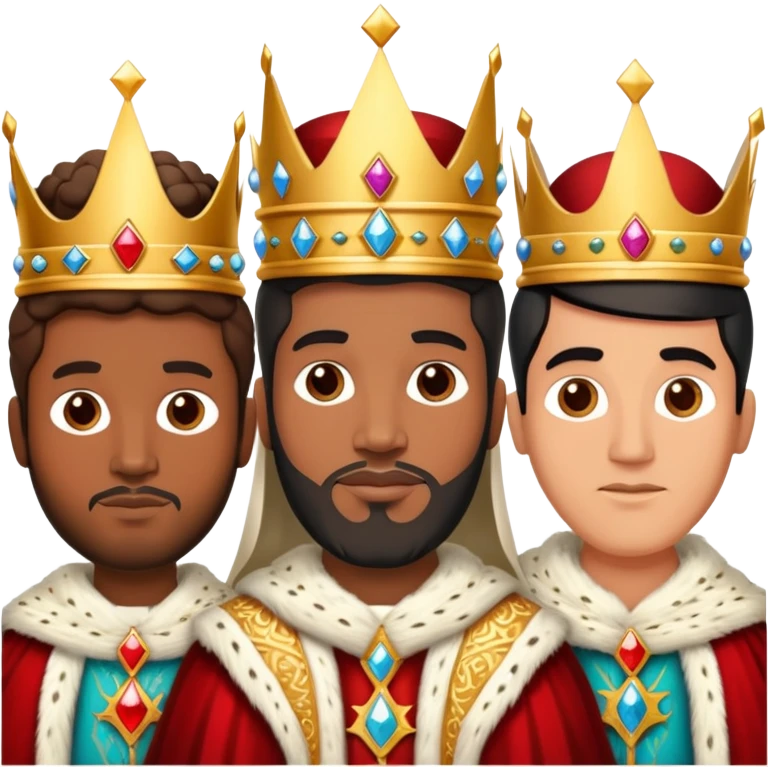 Three kings emoji