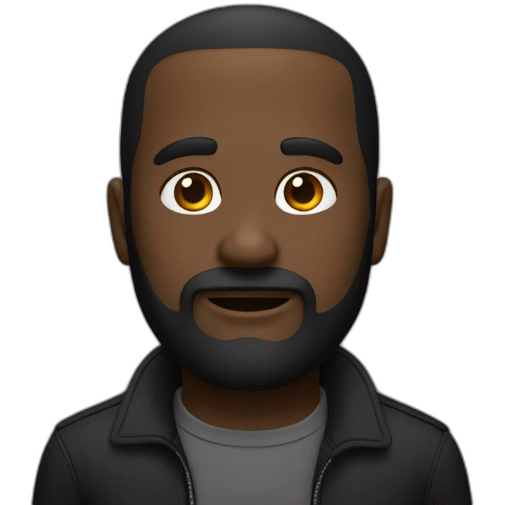 homme noir emoji