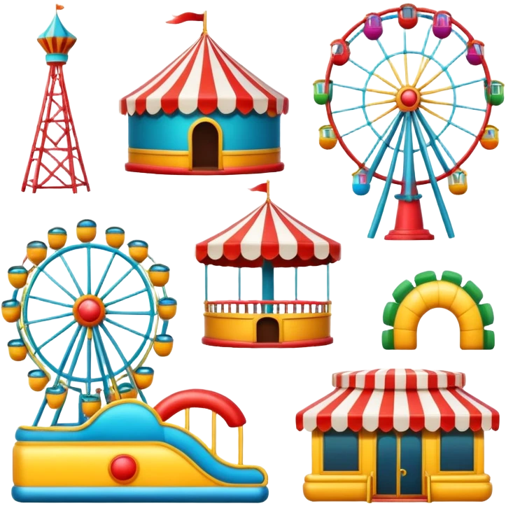amusement park  games emoji