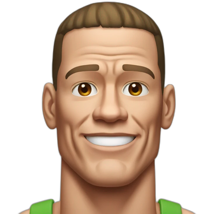 John Cena realistic emoji