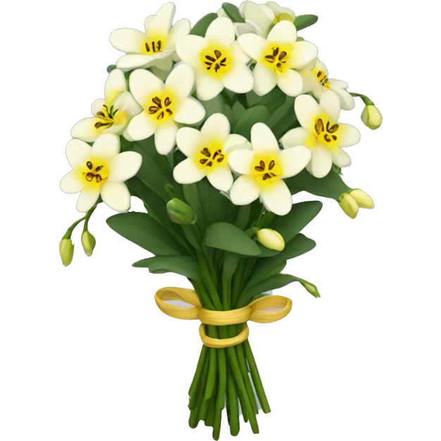 Winter jasmine bouquet  emoji