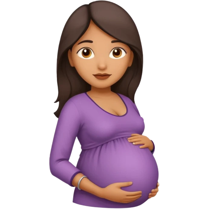 Indian women pregnant emoji