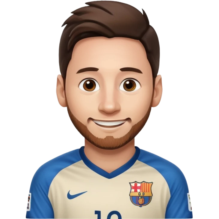 Messi face  emoji