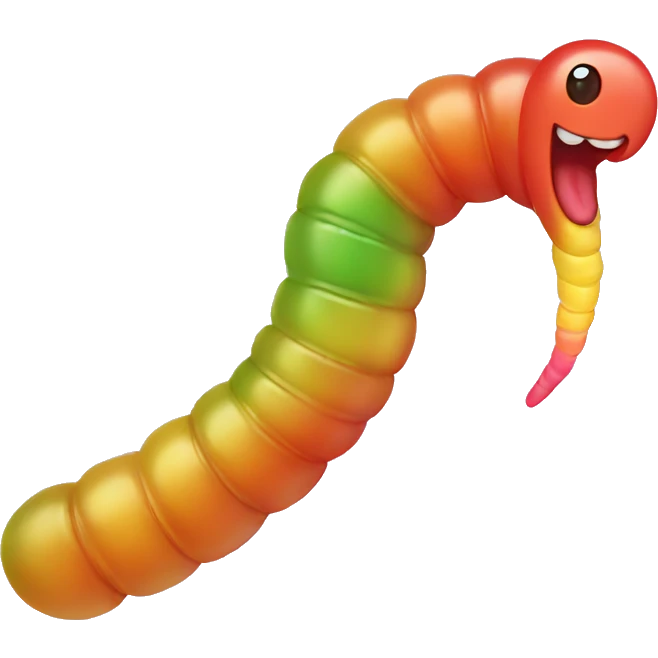 gummy worm emoji